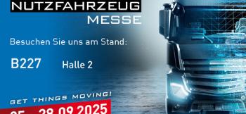 NUFAM - Die Nutzfahrzeug Messe - 25. bis 28. September 2025 NUFAM - Die Nutzfahrzeug Messe - 25. bis 28. September 2025