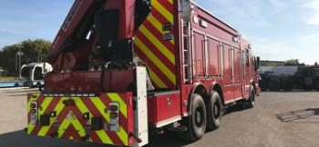 Ein Rettungsfahrzeug mit power to lift Ein Rettungsfahrzeug mit power to lift