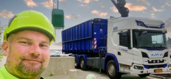 HMF Krane machen den Arbeitsalltag von Kranbedienern sicherer und das Abfallmanagement effizienter HMF Krane machen den Arbeitsalltag von Kranbedienern sicherer und das Abfallmanagement effizienter